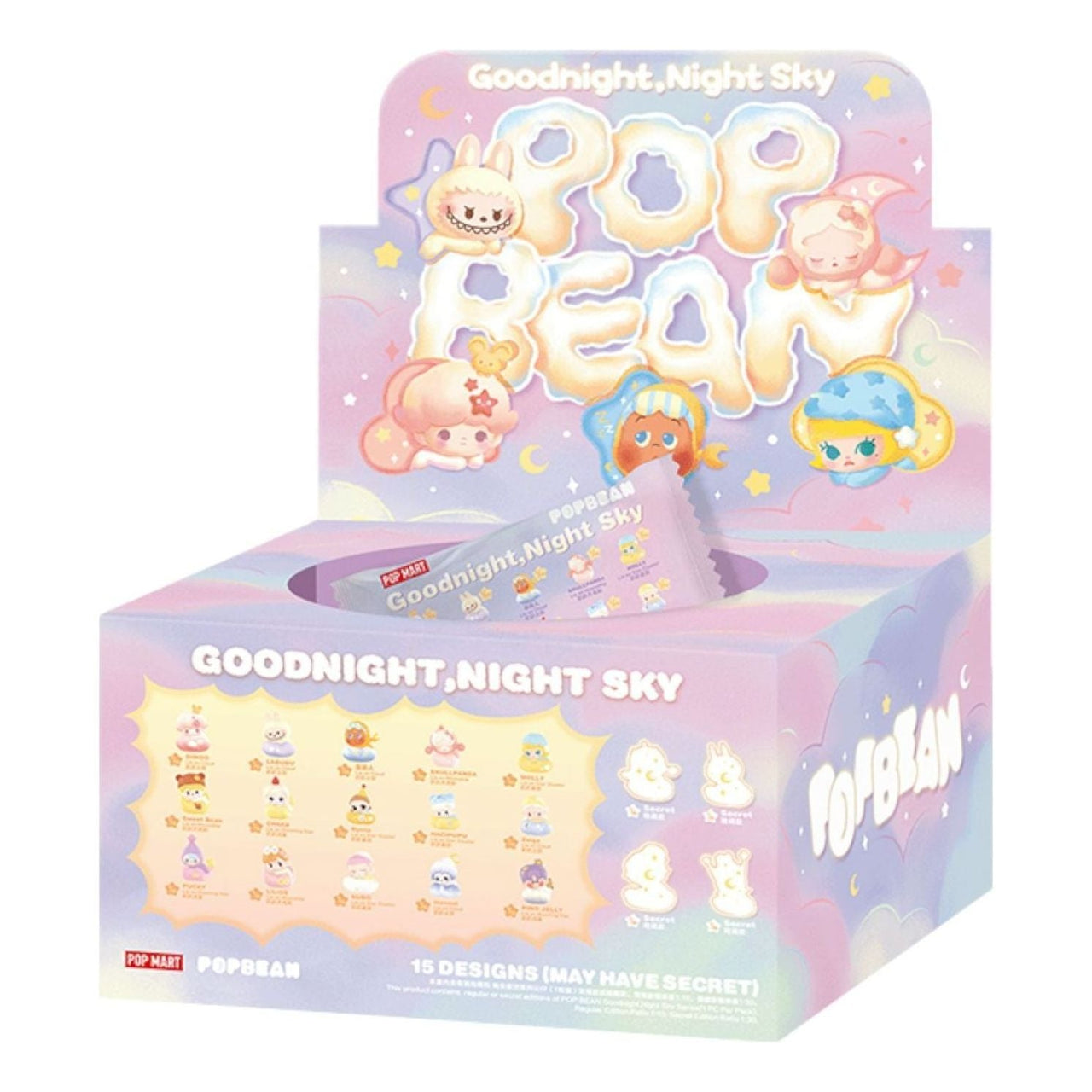 Pop Mart Pop Bean Goodnight, Night Sky Series Figure Figure Sealed Box (30 Blind Packs) PPMT-2509-0065-967467332