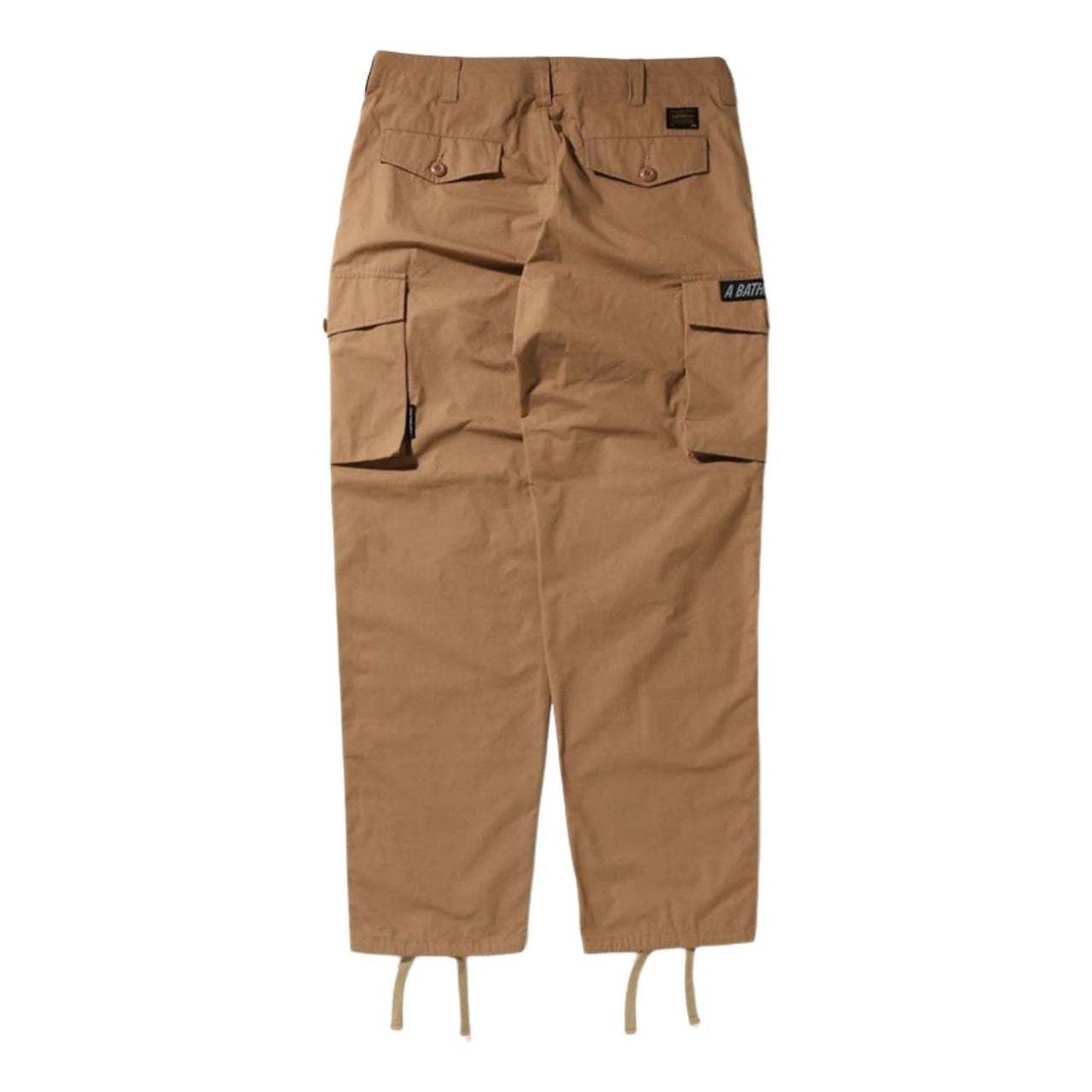A Bathing Ape Military Wide Cargo Pants 'Khaki' 1I30-152-020-KHA