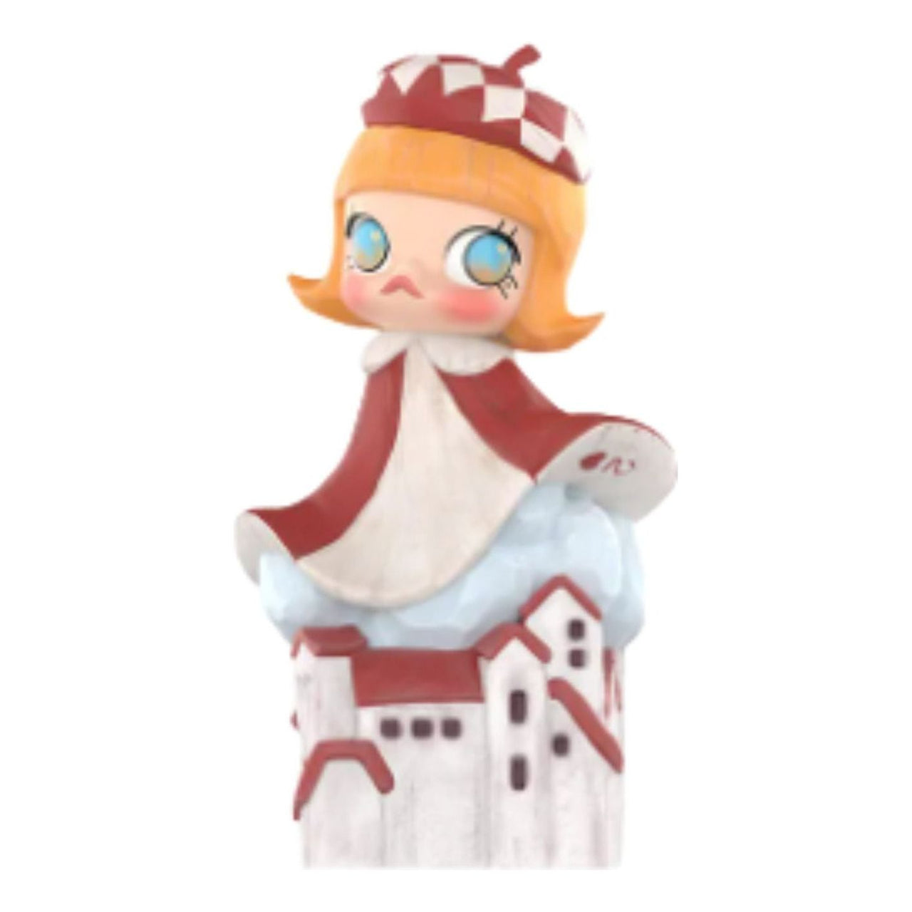 Pop Mart MOLLY Scenery Along the Way 20th Anniversary Series Figures 'Red Roofed Cottage' PPMT-2603-0048-1090716558