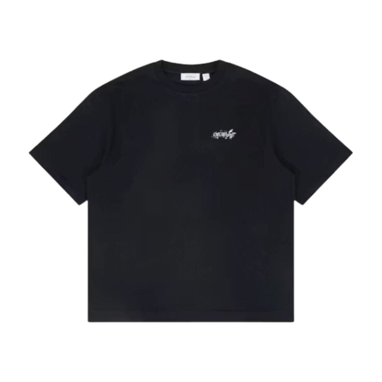 Off-White Paint Splatter Arrow Diag Fit T-Shirt 'Black' 44OWOS26T064001