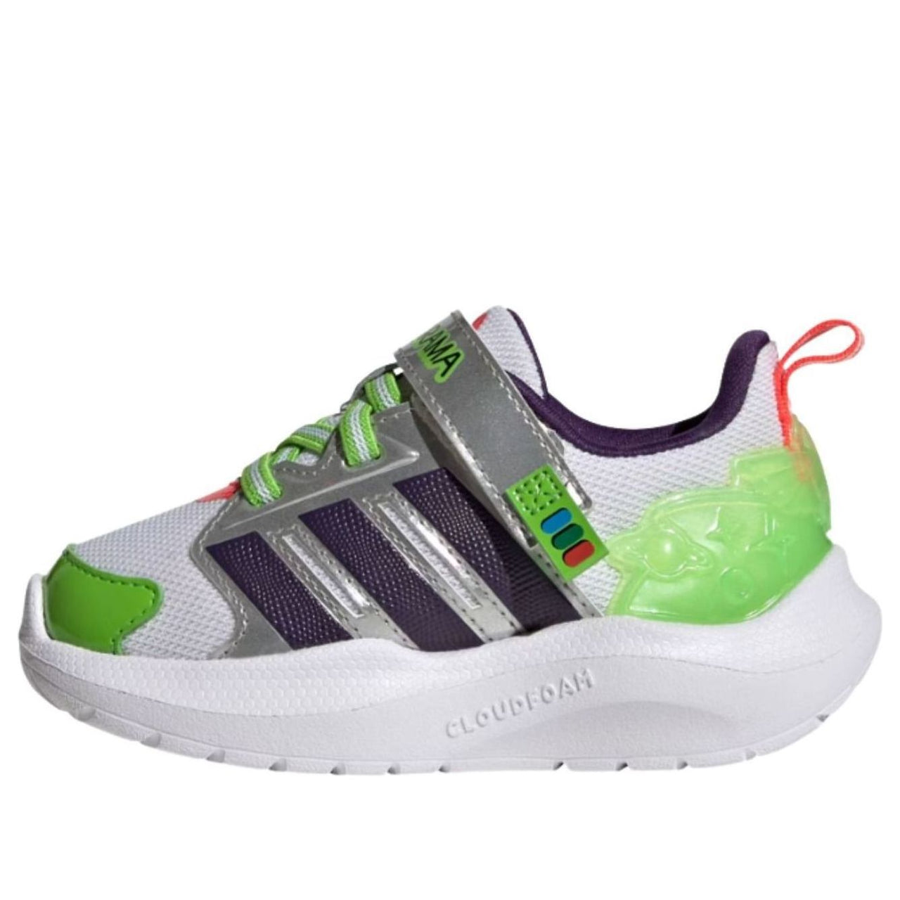 (TD) adidas Pixar Toy Story Lightorama 'Cloud White Violet Lucid Red' KI6604