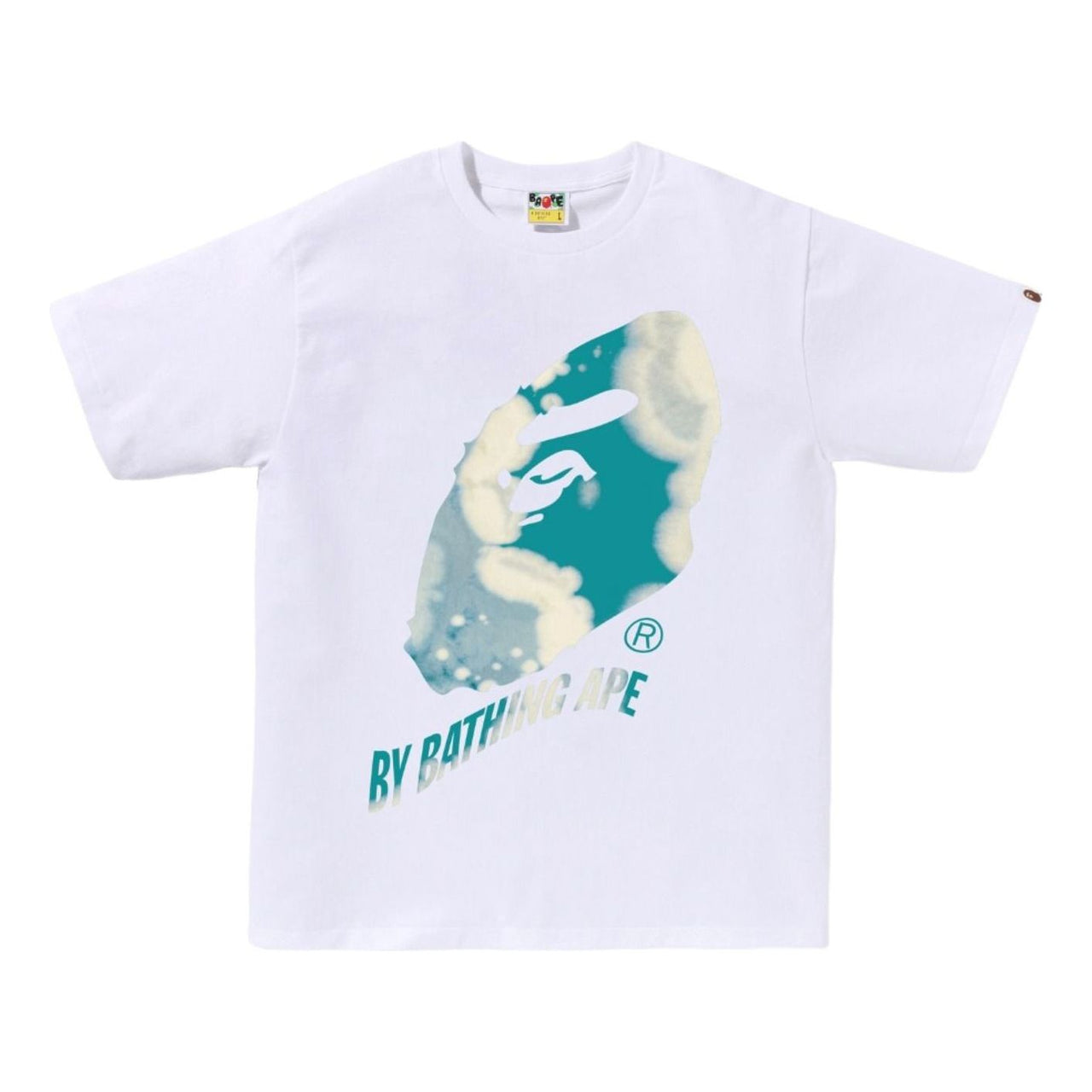 A Bathing Ape Tie Dye Twist By Bathing Ape T-Shirt 'White' 1L30-110-043-WHT