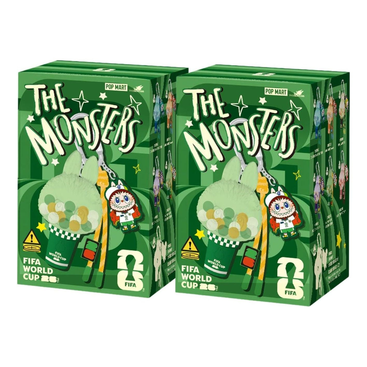Pop Mart THE MONSTERS × FIFA Series Mini Pendant Light Blind Case (2 Blind Boxes) PPMT-2603-0068-1097610446