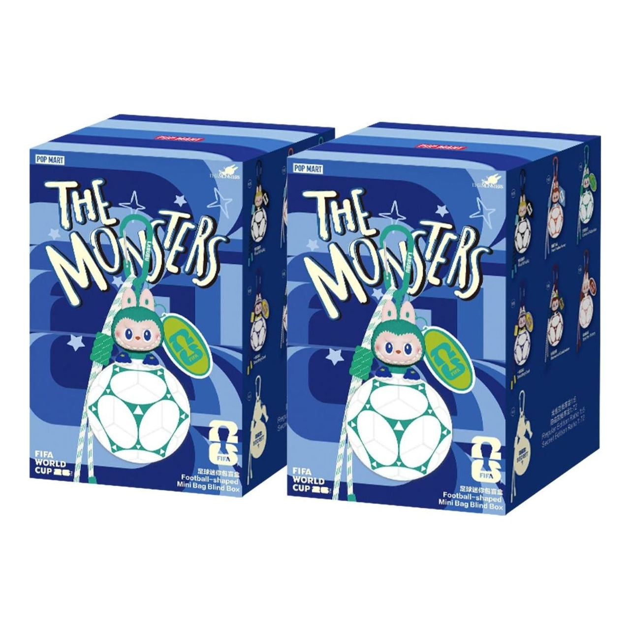 Pop Mart THE MONSTERS × FIFA Series Football shaped Mini Bag Blind Case (2 Blind Boxes) PPMT-2603-0067-1097593432