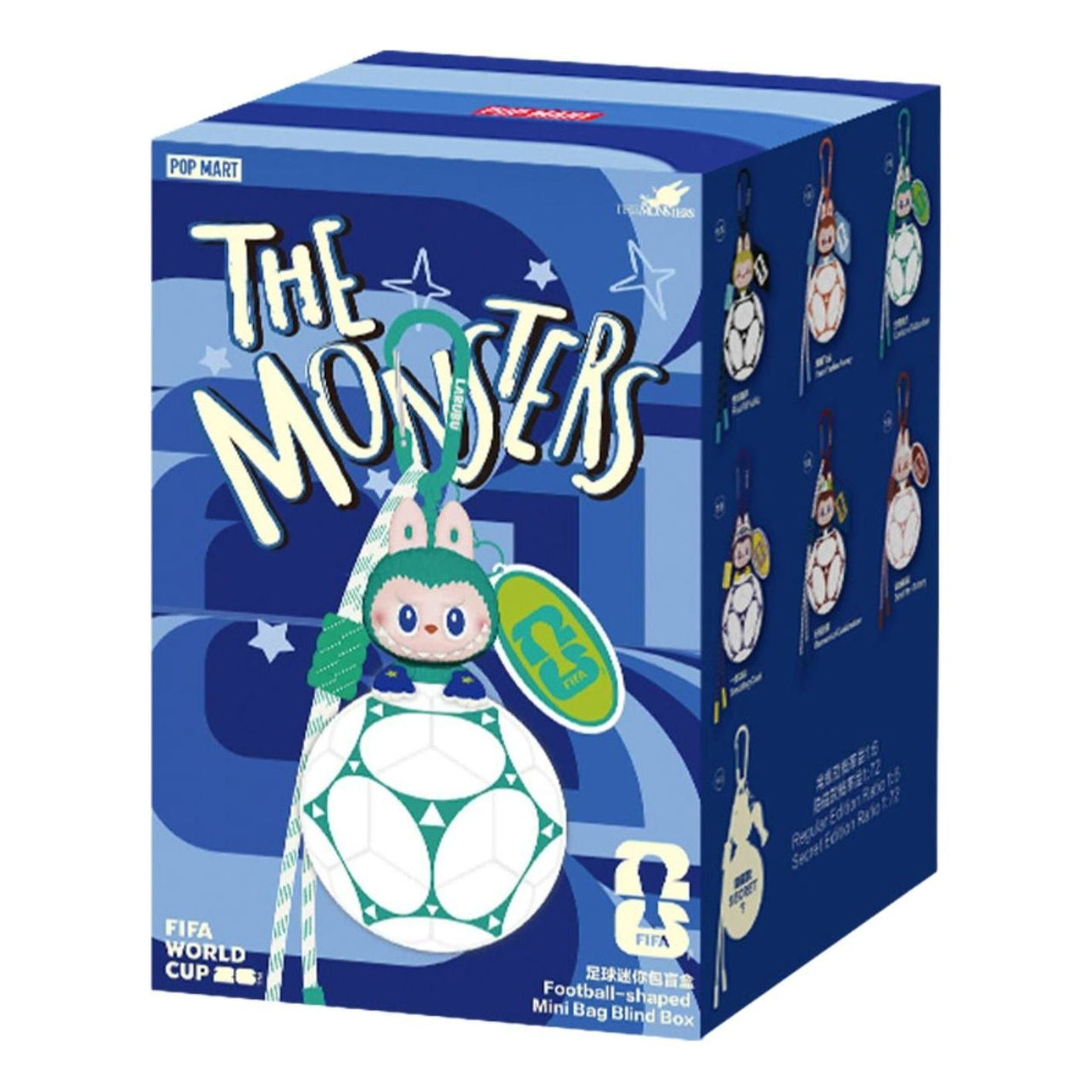 Pop Mart THE MONSTERS × FIFA Series Football shaped Mini Bag Blind Case (1 Blind Box) PPMT-2603-0067-1097593431