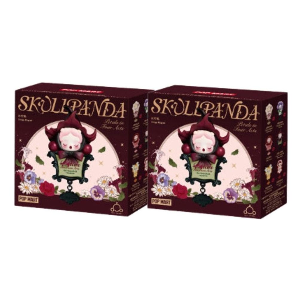 Pop Mart Skullpanda Petals in Four Acts Series Fridge Magnet Sealed Case (2 Blind Boxes) PPMT-2604-0064-1119463488