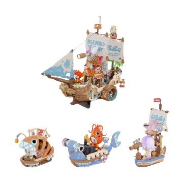 Pop Mart THE MONSTERS Labubu Chasing Mermaids Series Blocks Sets PPMT-2604-0011-1126340128