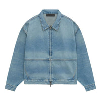 Fear of God Essentials SS25 Denim Trucker Jacket 'Vintage Blue' 202HO244270F