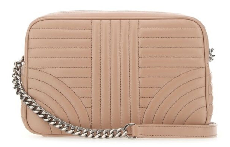 PRADA Diagramme Leather Crossbody Bag, Shoulder Bag Unisex Pink