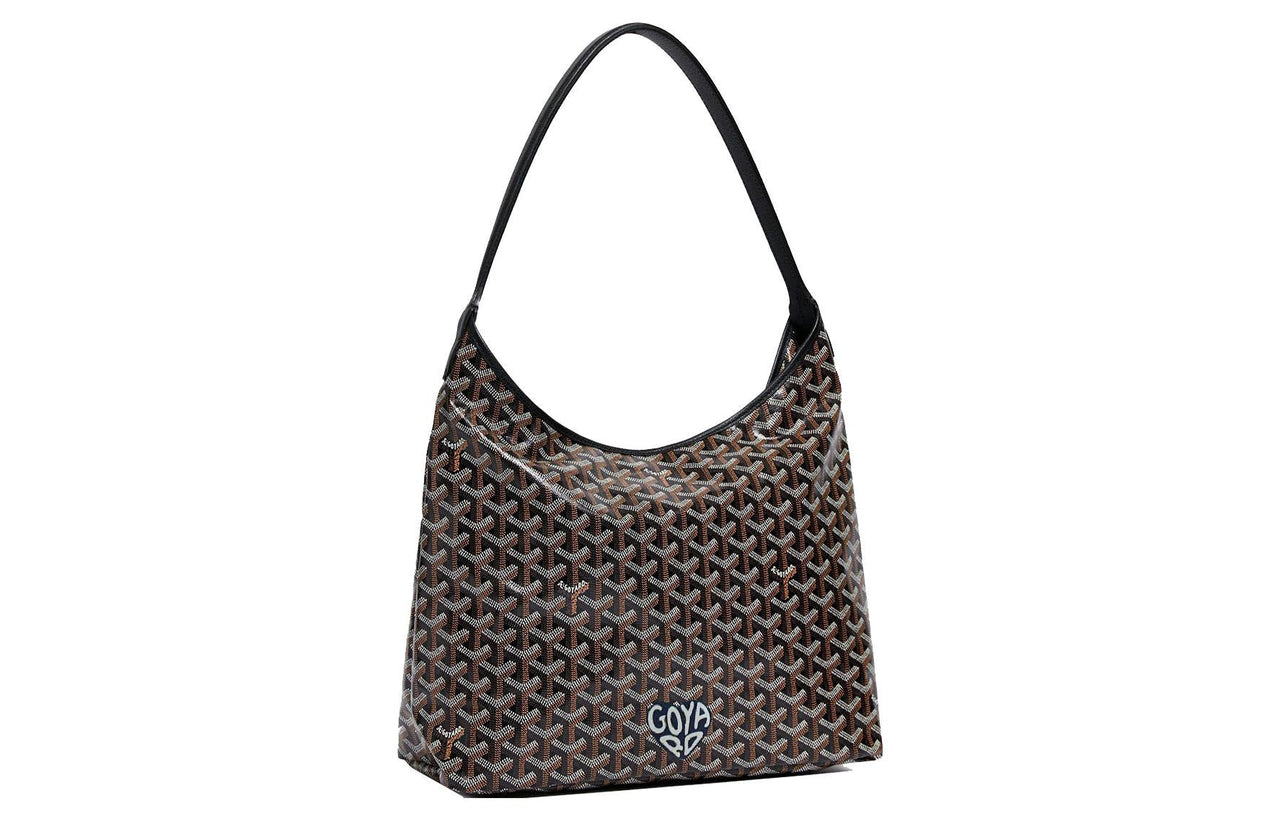GOYARD Bohème Hobo Canvas With Leather Shoulder Bag Combo Bag Handbag, Shoulder Bag Women's
