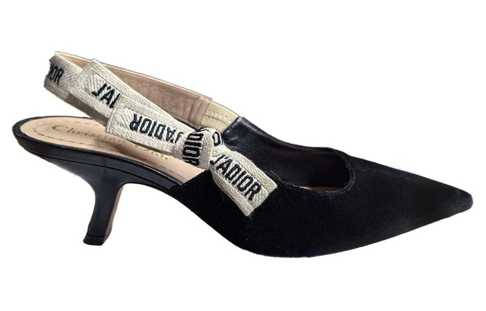 DIOR J'Adior Slim Heel High Heels 6.5cm Women's Black