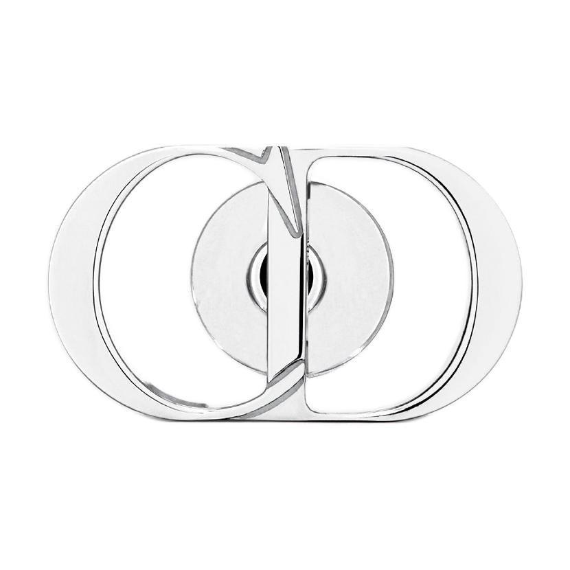 DIOR Sterling Silver Brooches Unisex Silver