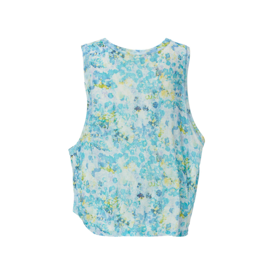 Onitsuka Tiger Printed 2 Way Tank 'Blue' 2183B265-400