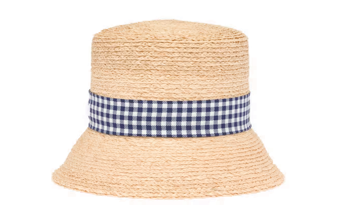 MIU MIU Bucket Hats Women's Natural/Blue