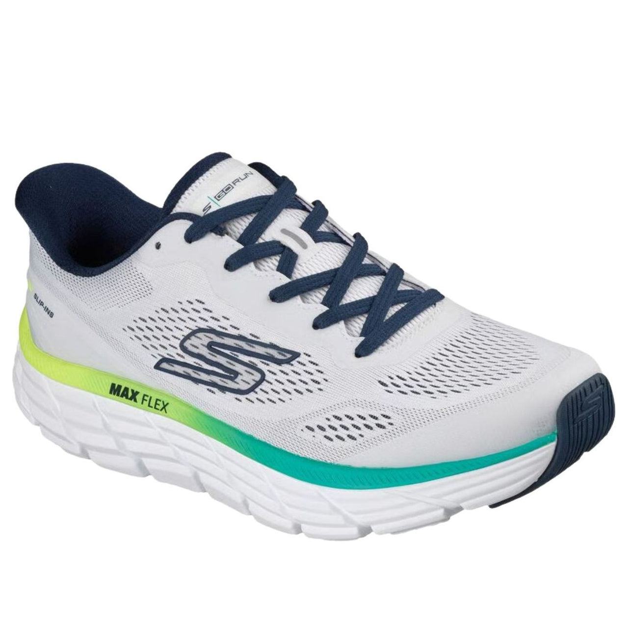 Skechers Max Flex 'White Multi' 221240-WMLT