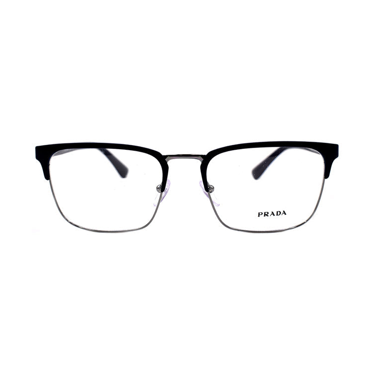 PRADA Eyeglass Frames Men Black/Gunmetal