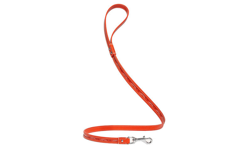 GOYARD Goyardine Canvas With Clamecy Cow Leather Dog's Teeth Bag Straps Unisex Orange