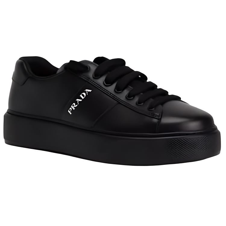 PRADA Low Top Skateboard Shoes Men's Black