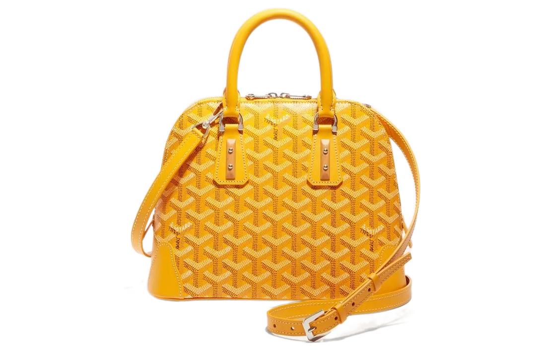 GOYARD Cow Leather Bag Straps Small Size Unisex Yellow