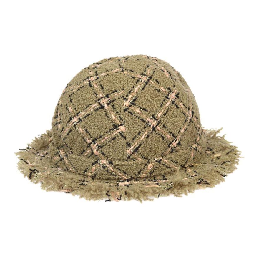 CHANEL 1990 2000s Tweed Hat