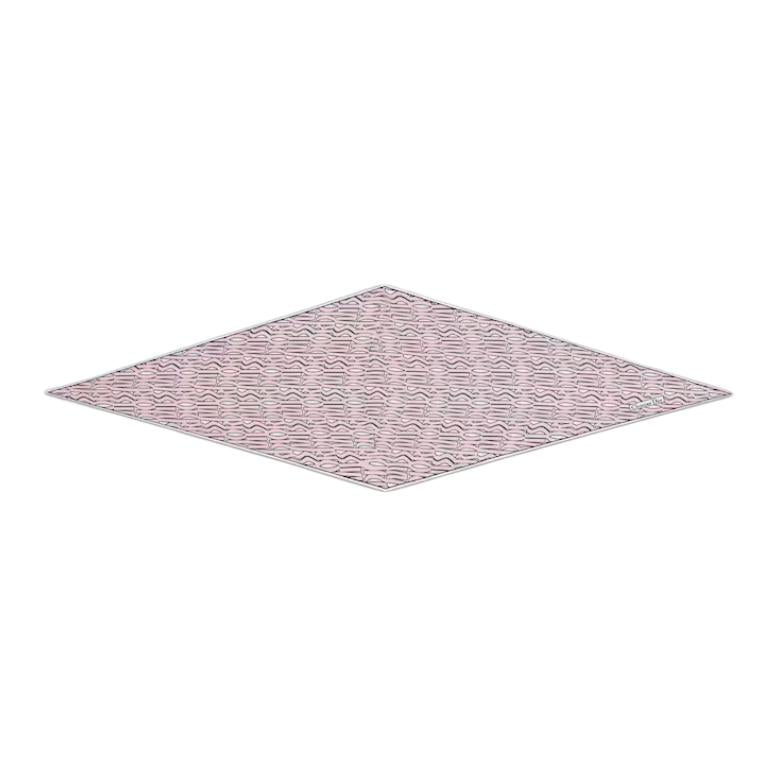 DIOR Silk Silk Scarves Women's Light Pink