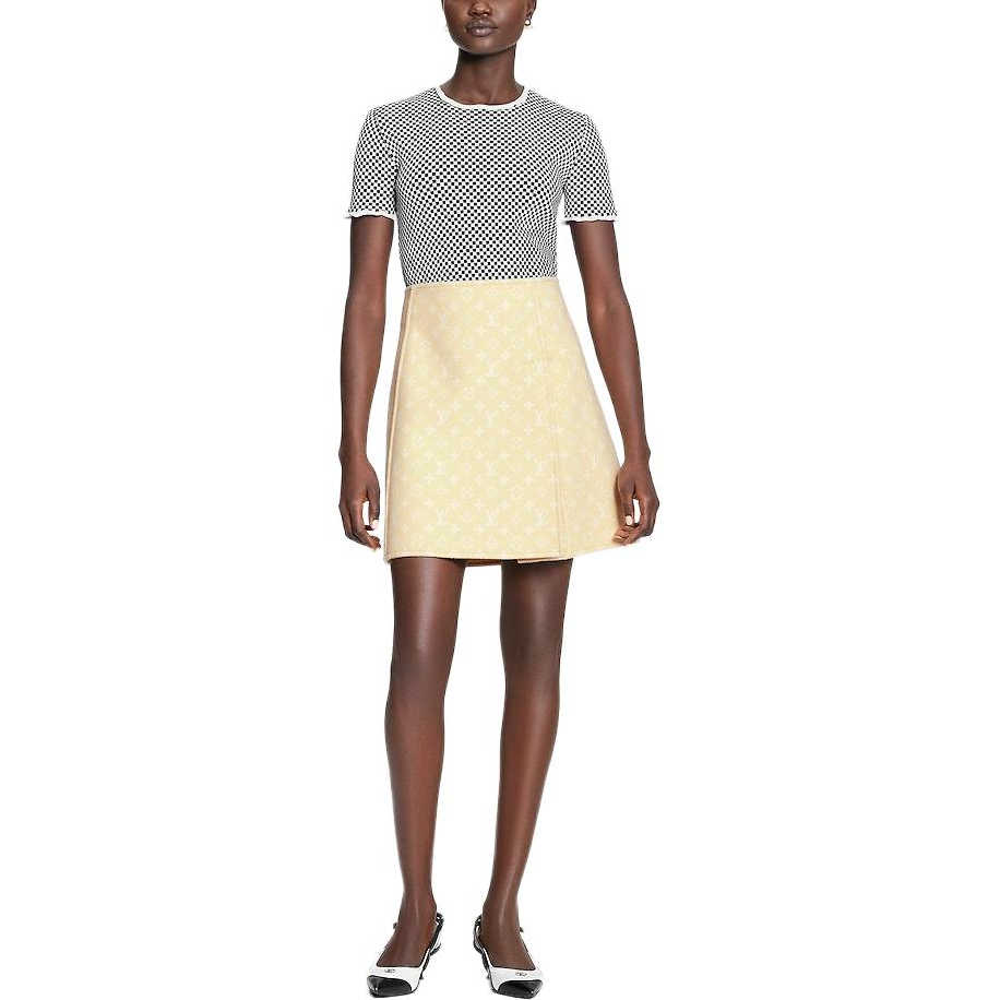 LOUIS VUITTON Casual Short Skirts Women's Yellow