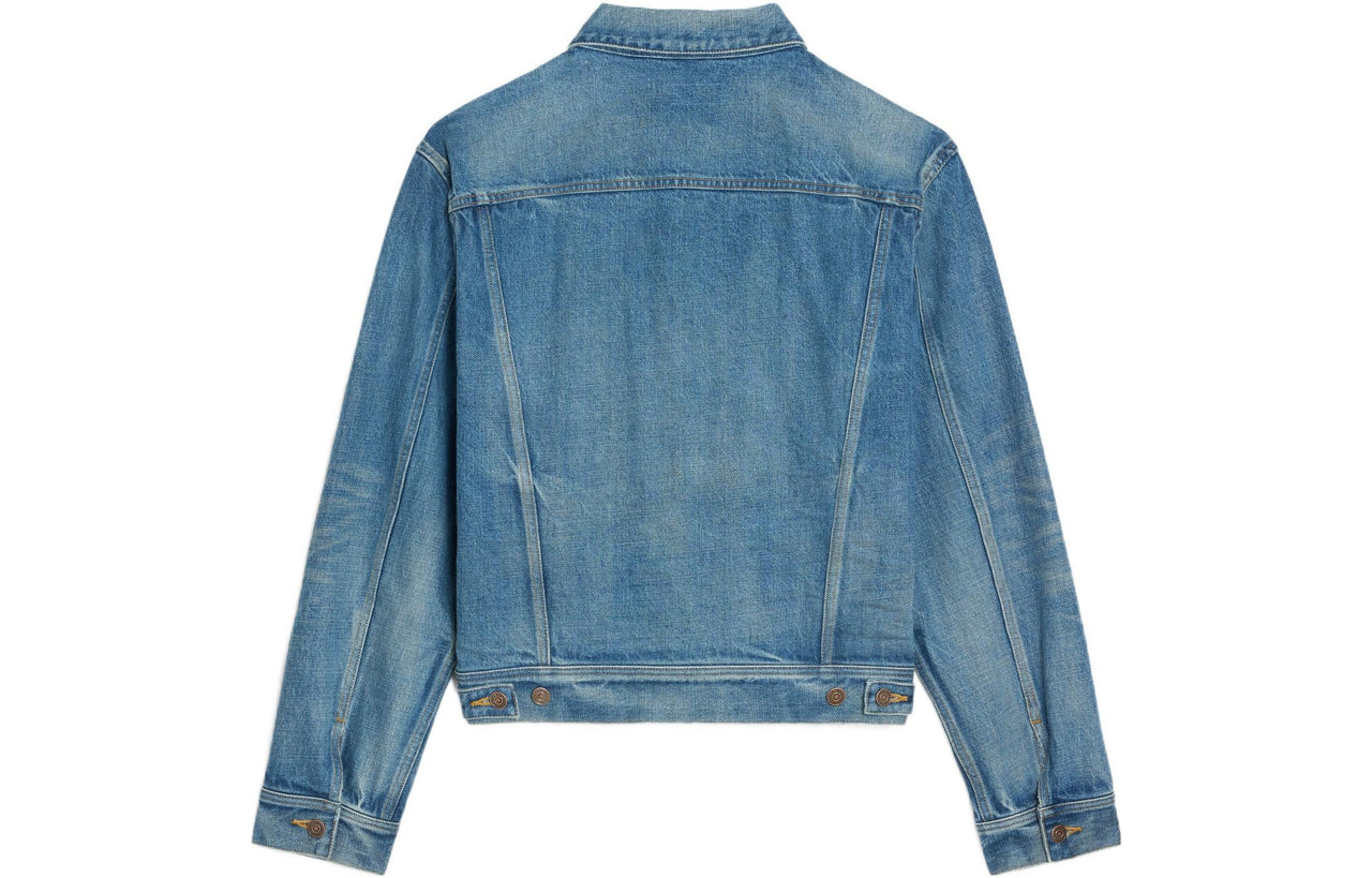 CELINE Denim Jackets Men Blue
