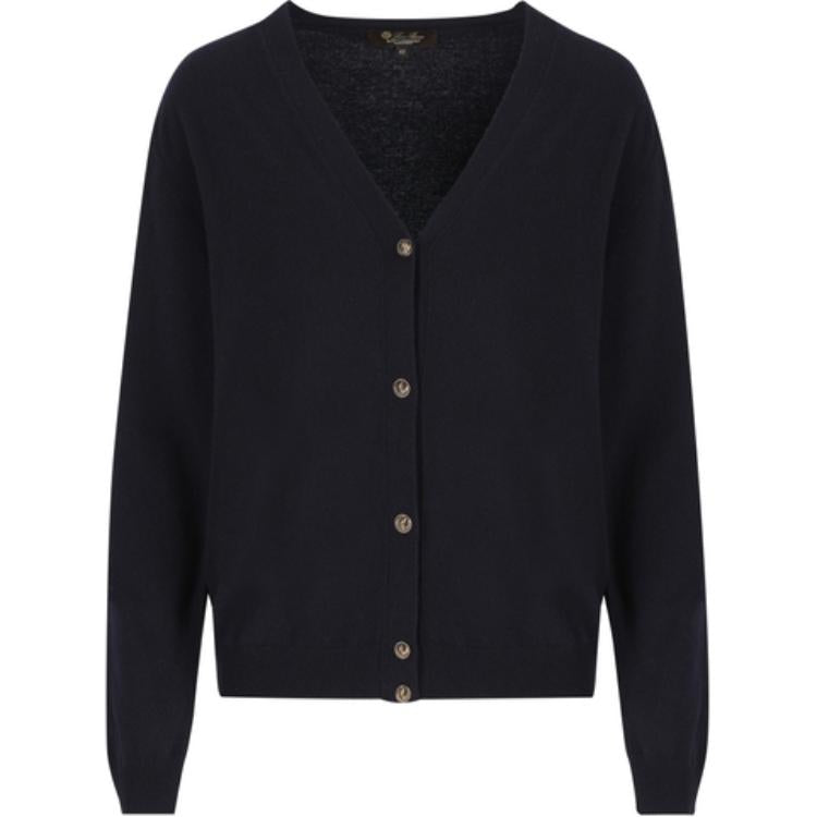 Loro Piana V-Neck Button-Up Cardigan