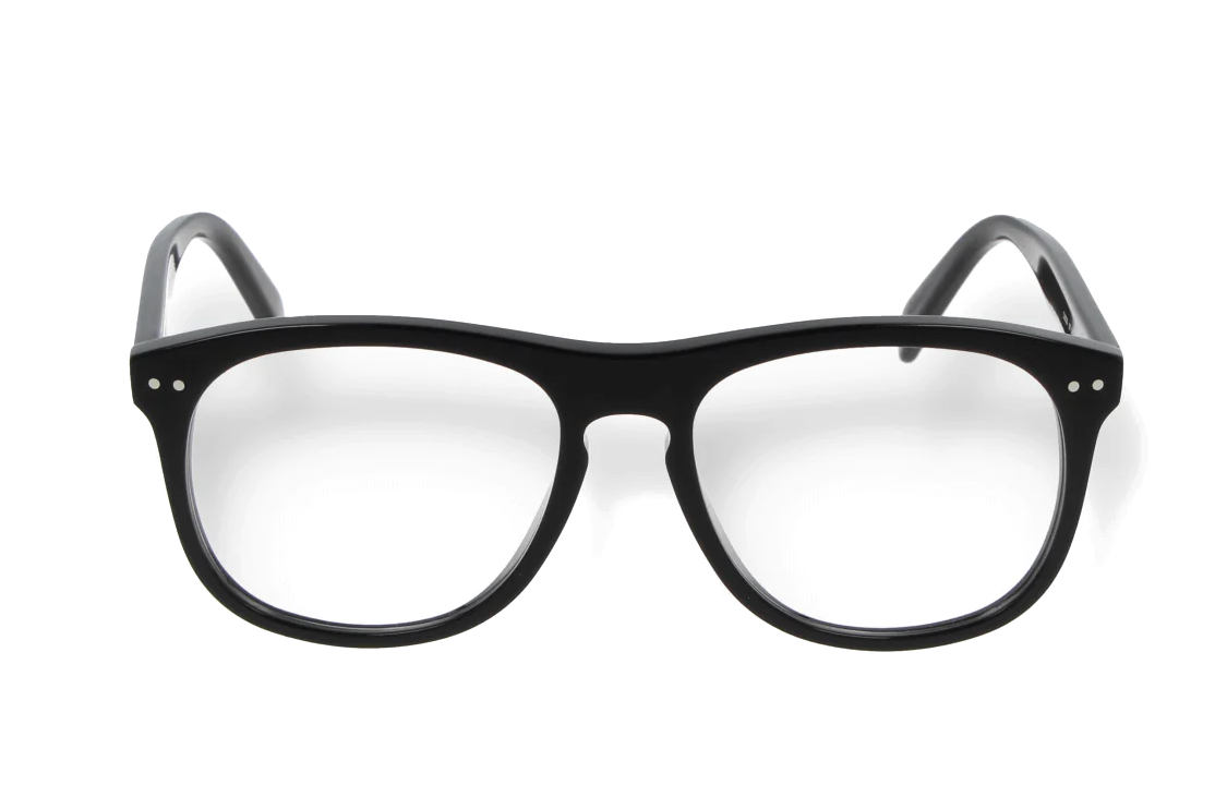 CELINE Acetate Oval Eyeglass Frames Men's Black