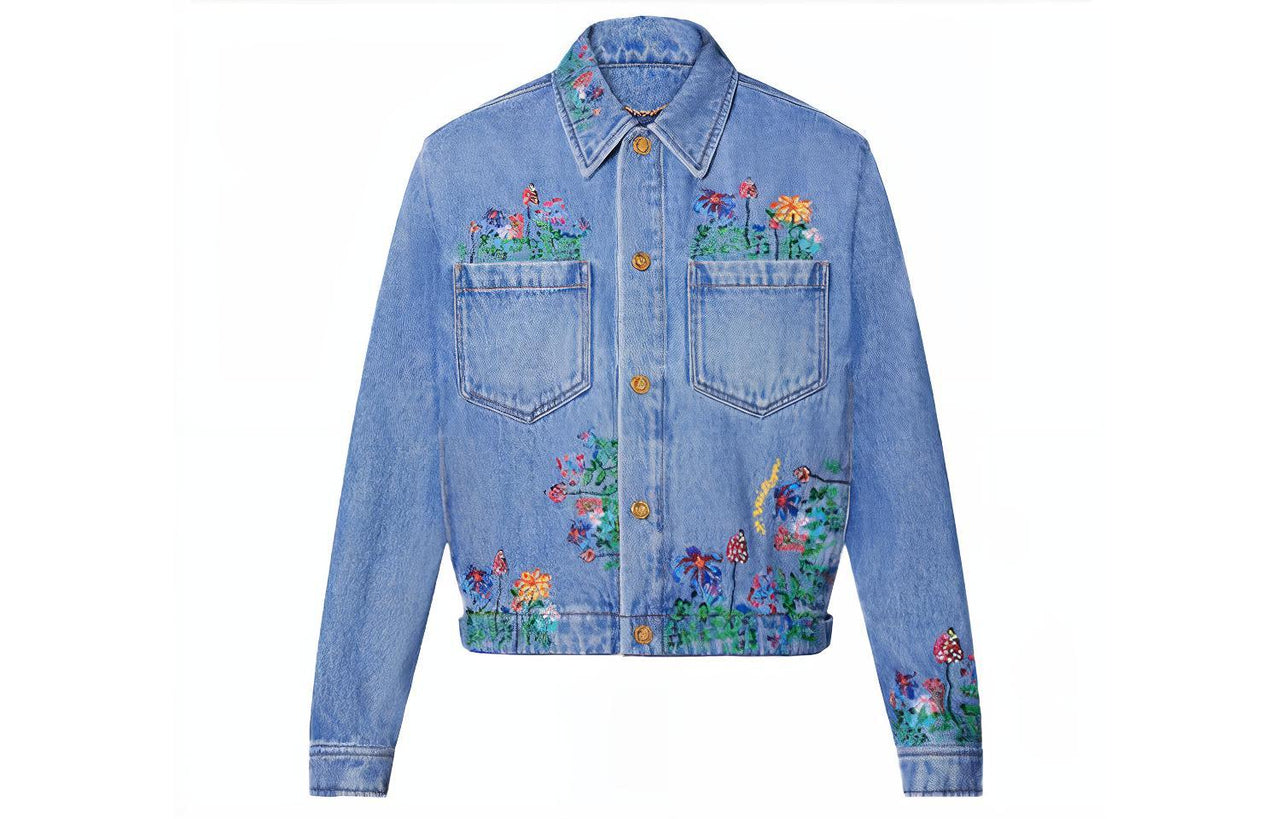 LOUIS VUITTON SS22 Denim Jacket Men's Blue
