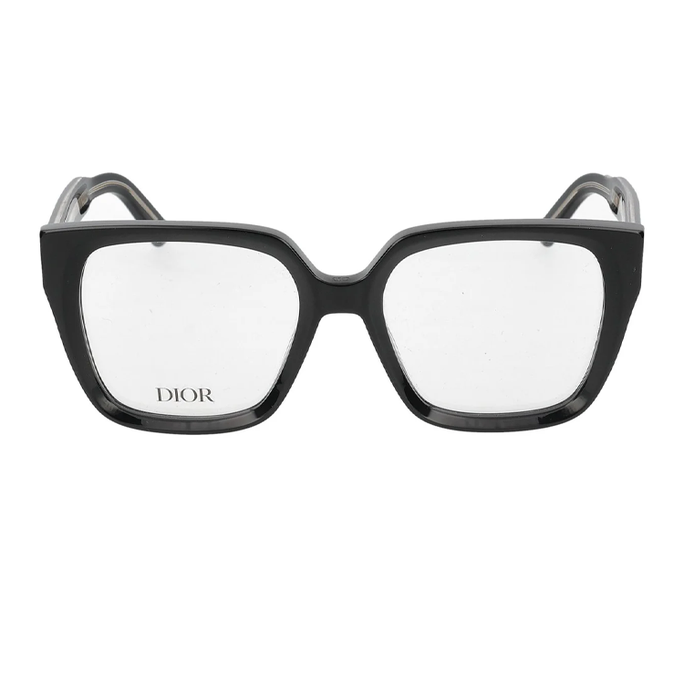 DIOR Acetate Square Eyeglass Frames Women's Black