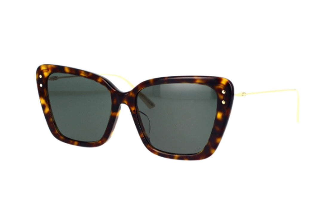 DIOR Acetate Metal Butterfly Sunglasses Women's Tortoiseshell