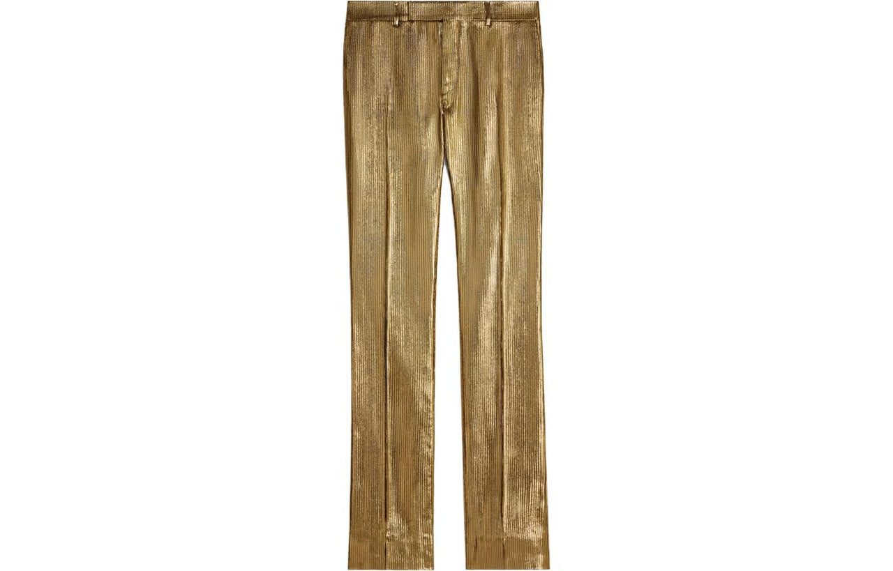 CELINE Casual Pants Men Gold
