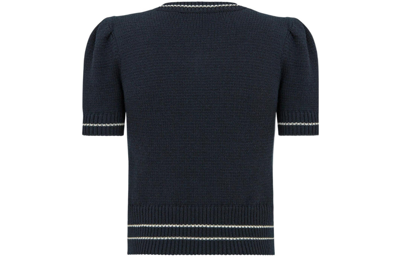 DIOR SS22 Cashmere Sweater Women's Blue