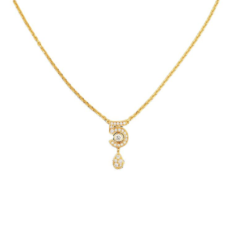 CHANEL 18K Gold Necklaces Women's Gold