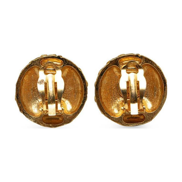 CHANEL 1990s Cc Clip on Earrings