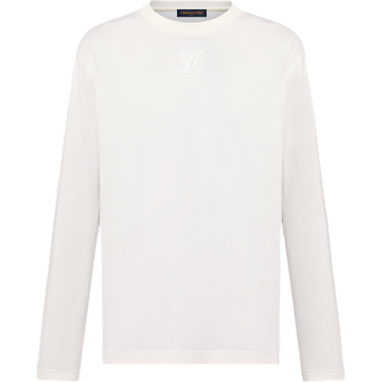 LOUIS VUITTON Embossed Lv Long-Sleeved T-Shirt