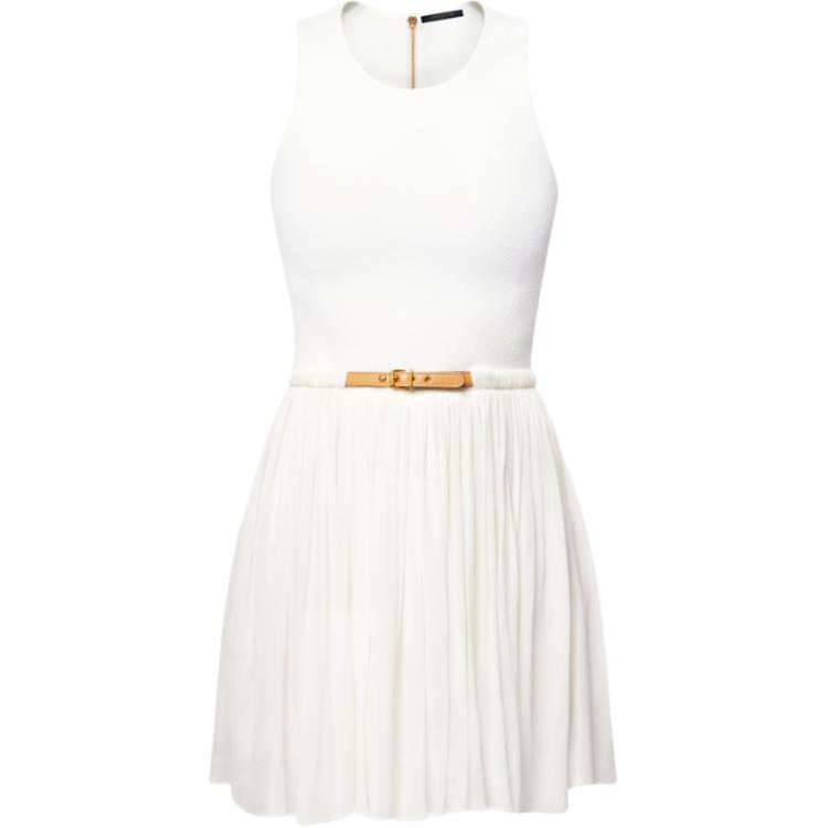 LOUIS VUITTON Racerback Belted Dress