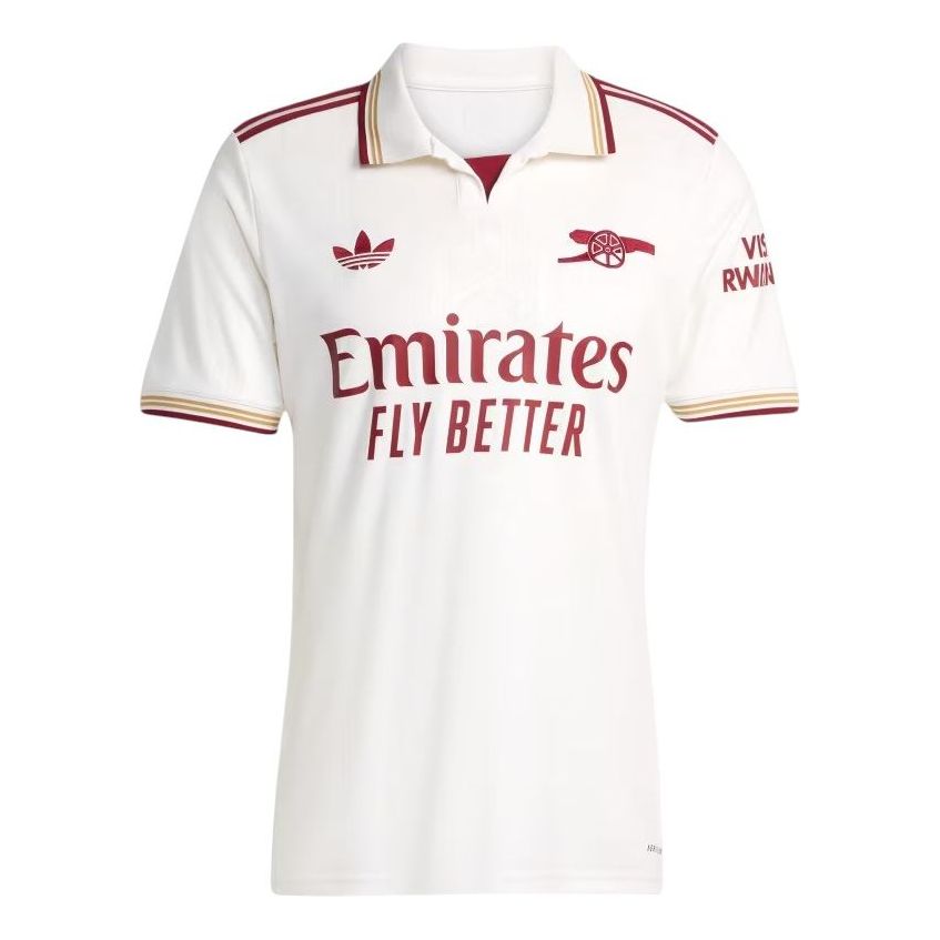 adidas Arsenal 2025/2026 Third Kit 'Cloud White Burgundy' JI9556