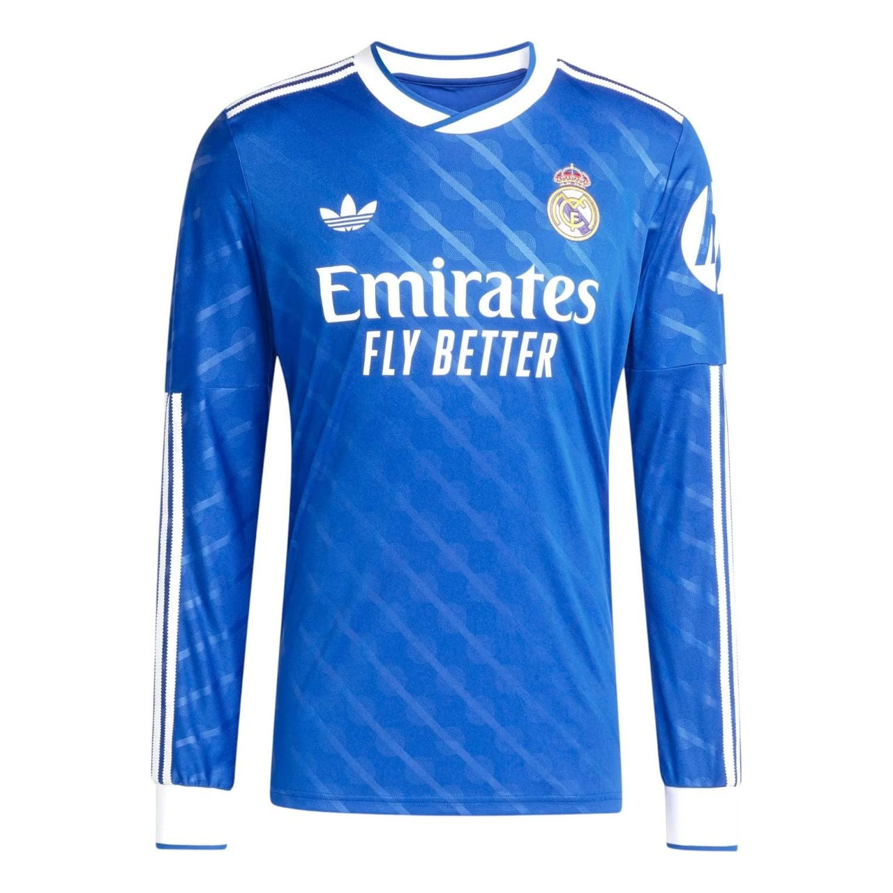 adidas Real Madrid 2025/2026 Long Sleeve Third Jersey 'Blue Bird' JW4054