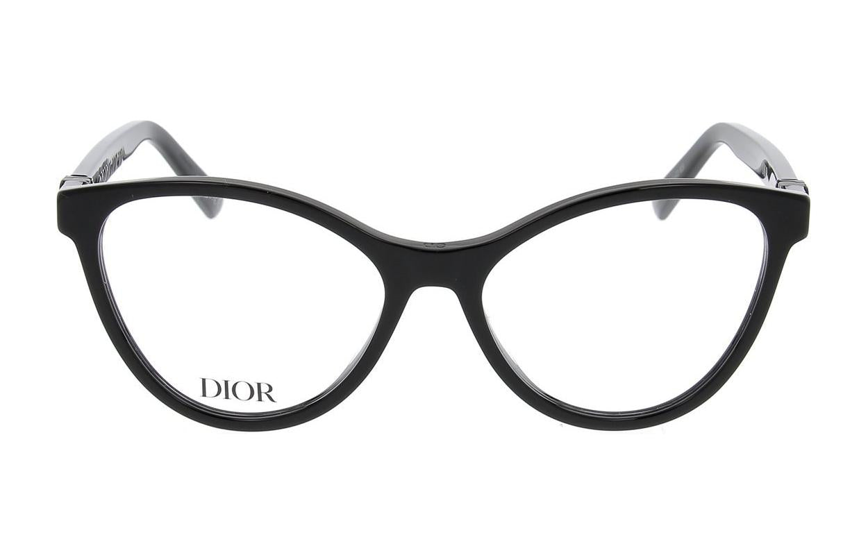 DIOR Acetate Cat Eye Eyeglass Frames Women's Black