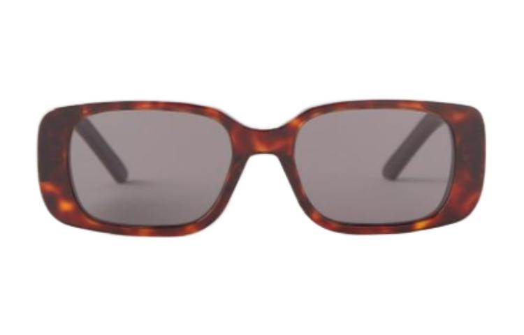 DIOR Acetate Rectangular Sunglasses Women's Tortoiseshell