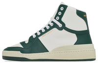 SAINT LAURENT Round Toe Lace-Up Sneakers