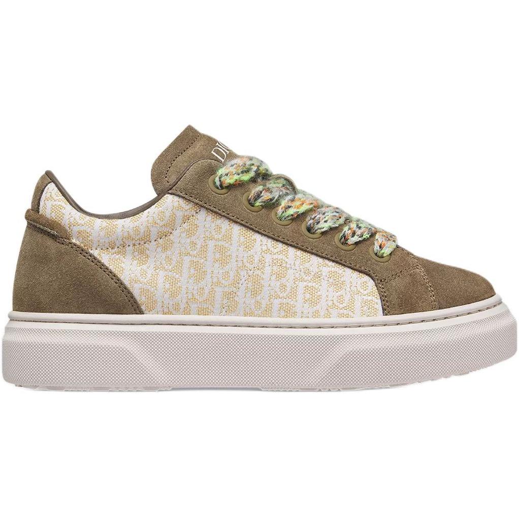DIOR B33 Platform Shoes Low Top Skateboard Shoes Brown Kids'
