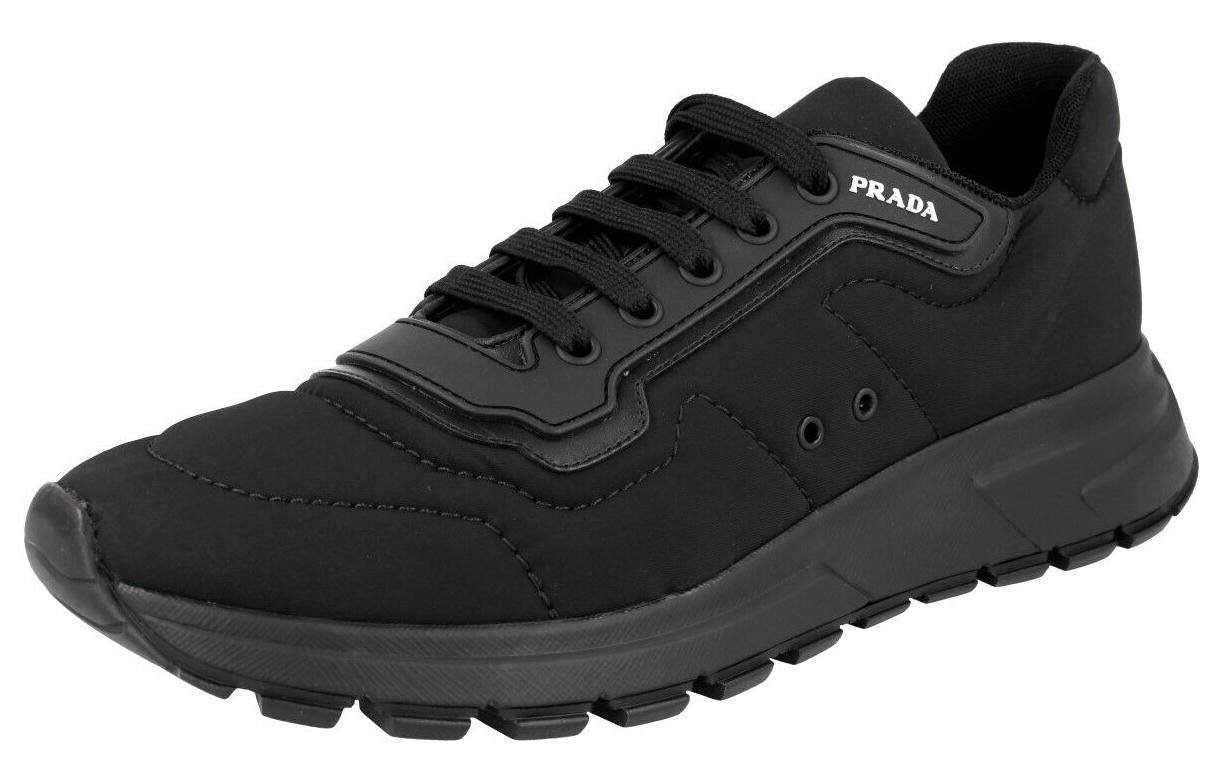 PRADA Cushioning Low-Top Casual Shoes Men's Black
