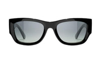 CHANEL Rectangular Sunglasses Unisex Black