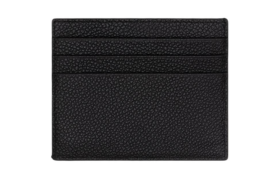 PRADA Calfskin Wallet Men's Black