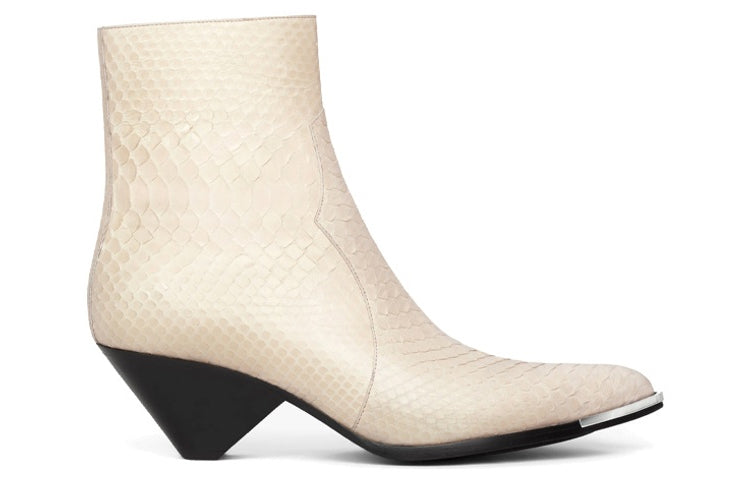 CELINE Ankle Boots Men's Light Yellow