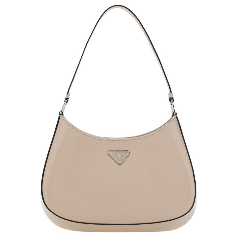 PRADA Cleo Calfskin Shoulder Bag Women's Pink