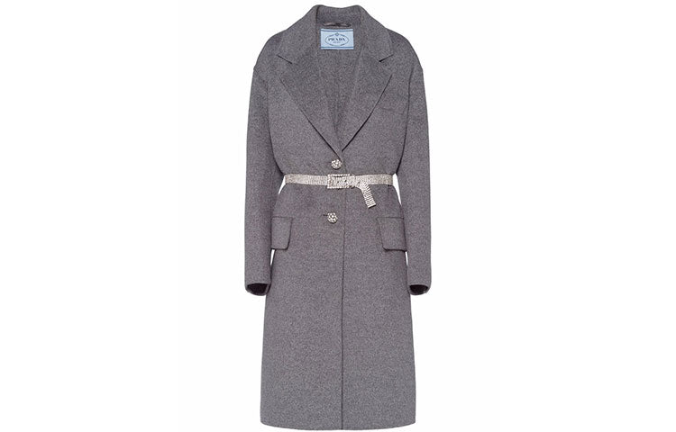 PRADA Coats Women's Gray